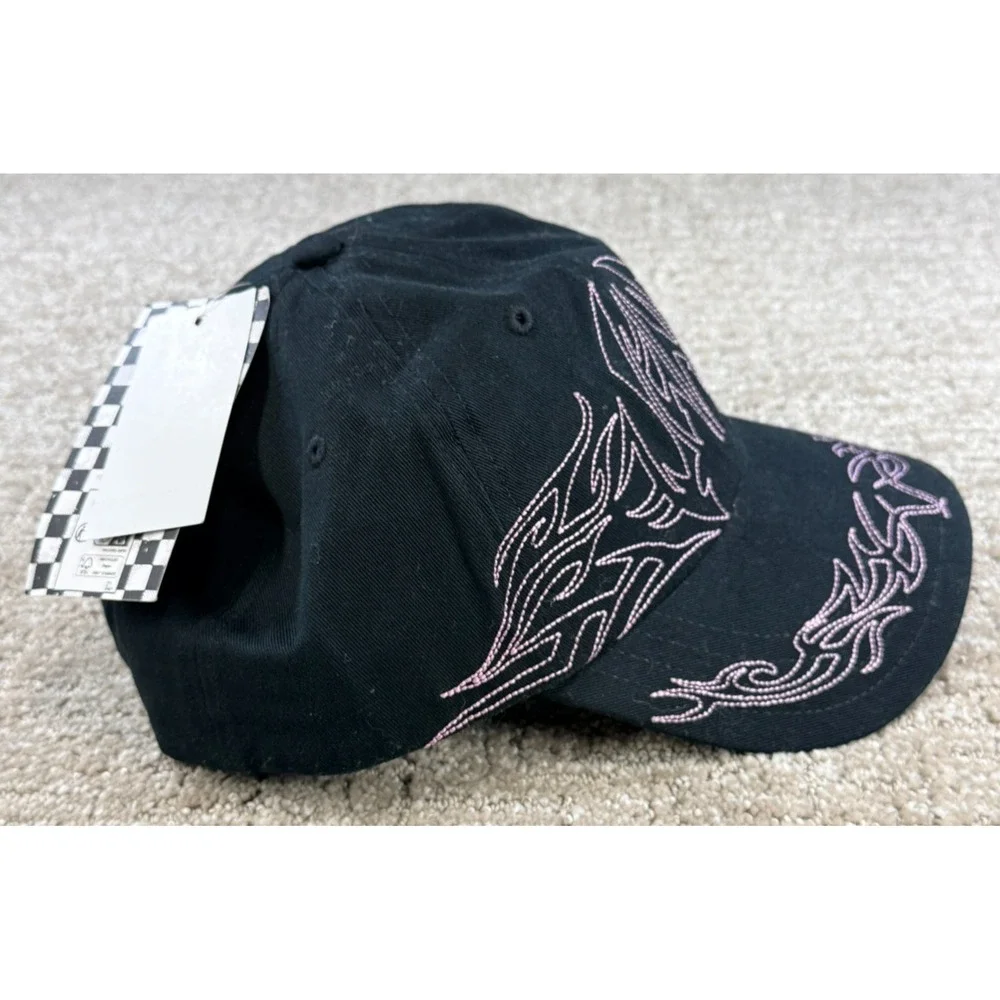 Vans Youth OSFM Skate Tribe‎ STR Hat NWT Black Pink Tribal Embroidered Hat